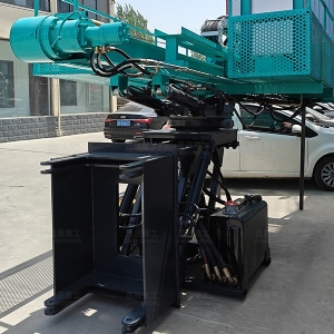 吊改钻护坡钻机蓝色